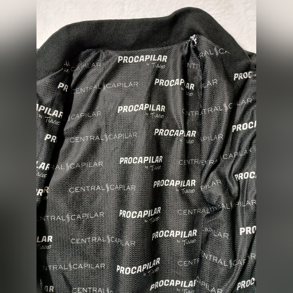 Black Leather Bomber Jacket - Picture 7 of 16